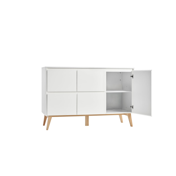 Chest of drawers with 4 drawers and doors (Classy collection)